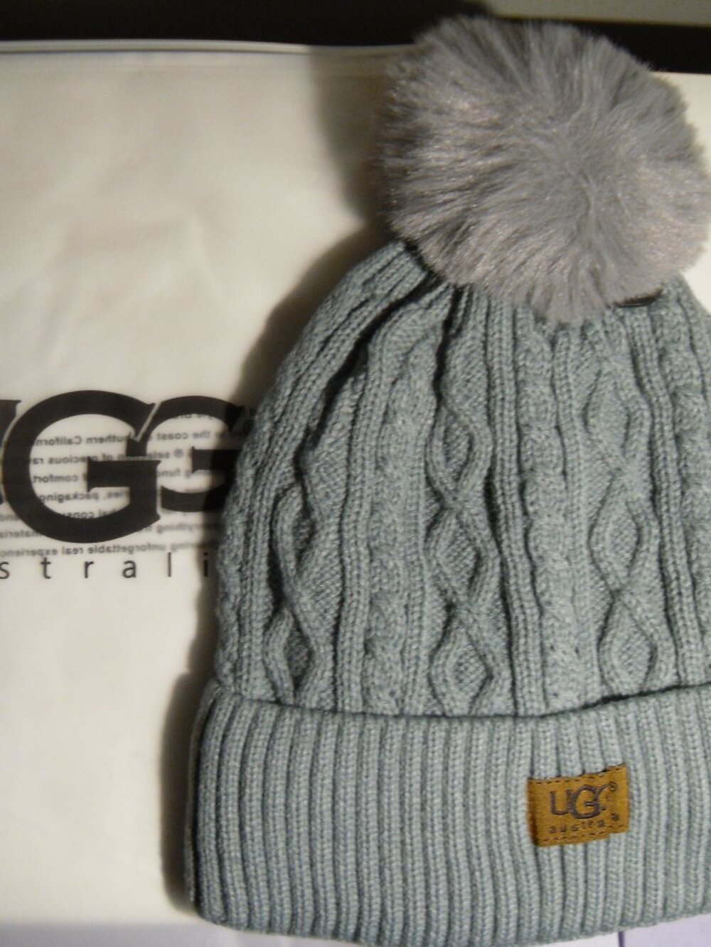 UGG Hat gray woman's brand new